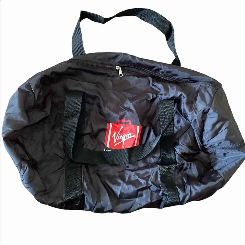 Virgin Vacation Sport/Soccer/Travel Black Tote Bag